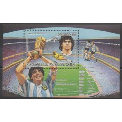 Centrafricaine (République) - 1986 - No BF86 - Coupe du monde de football