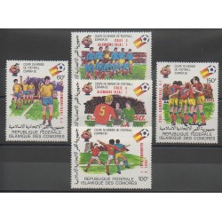Comores - 1982 - No 373/377 - Coupe du monde de football