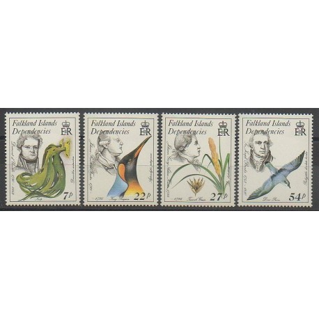 Falkland dépendances - 1985 - No 149/152 - Sciences et Techniques - Oiseaux