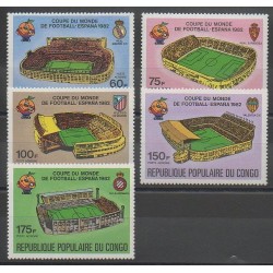 Congo (Republic of) - 1980 - Nb PA280/PA284 - Soccer World Cup