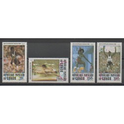 Congo (République du) - 1980 - No PA269/PA272 - Jeux Olympiques d'été