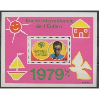Timbres - Congo (République du) - 1979 - No BF21 - Enfance