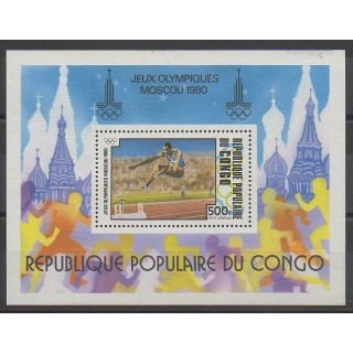 Timbres - Congo (République du) - 1980 - No BF22 - Jeux Olympiques d'été