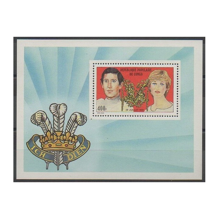 Timbres - Congo (République du) - 1981 - No BF28 - Royauté