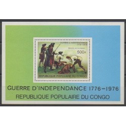 Congo (Republic of) - 1976 - Nb BF10 - Various Historics Themes