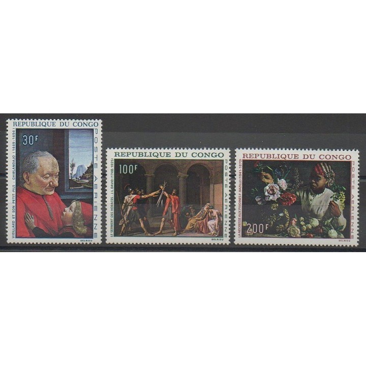 Timbres - Congo (République du) - 1968 - No PA64/PA66 - Peinture