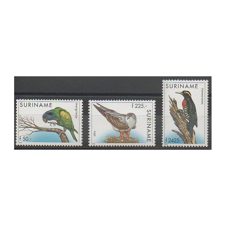 Stamps - Suriname - 1998 - Nb 1482/1484 - Birds