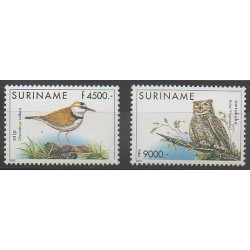 Surinam - 2001 - No 1598/1599 - Oiseaux