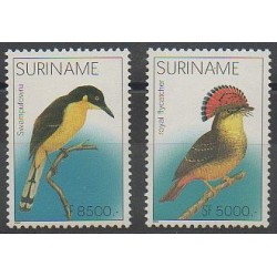 Surinam - 2002 - No 1623/1624 - Oiseaux