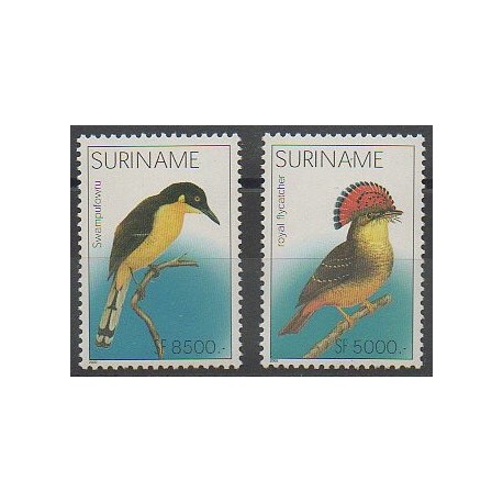 Surinam - 2002 - No 1623/1624 - Oiseaux