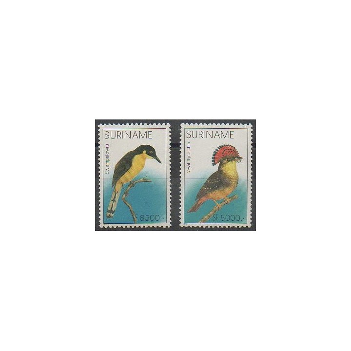 Stamps - Suriname - 2002 - Nb 1623/1624 - Birds