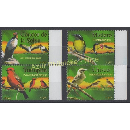 Pérou - 2007 - No 1681/1684 - Oiseaux