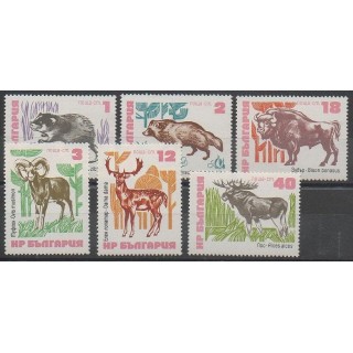 Timbres - Bulgarie - 1973 - No 2008/2013 - Mammifères