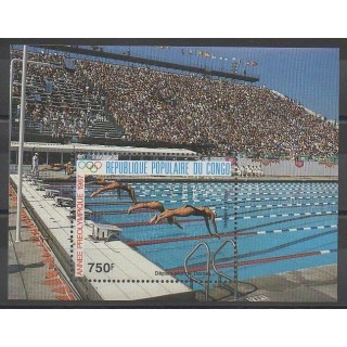 Timbres - Congo (République du) - 1987 - No BF41 - Jeux Olympiques d'été