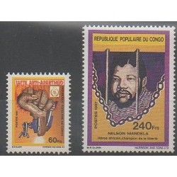 Congo (République du) - 1987 - No 809/810 - Célébrités