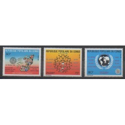 Congo (République du) - 1988 - No 838/840 - Santé ou Croix-Rouge