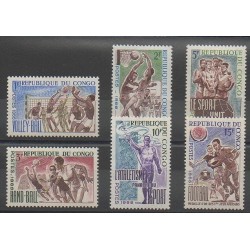 Congo (Republic of) - 1966 - Nb 190/195 - Various sports