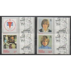 Grande-Bretagne - Territoire antarctique - 1982 - No 114/117 - Royauté