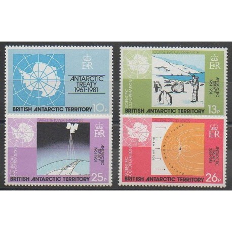 Grande-Bretagne - Territoire antarctique - 1981 - No 101/104 - Régions polaires