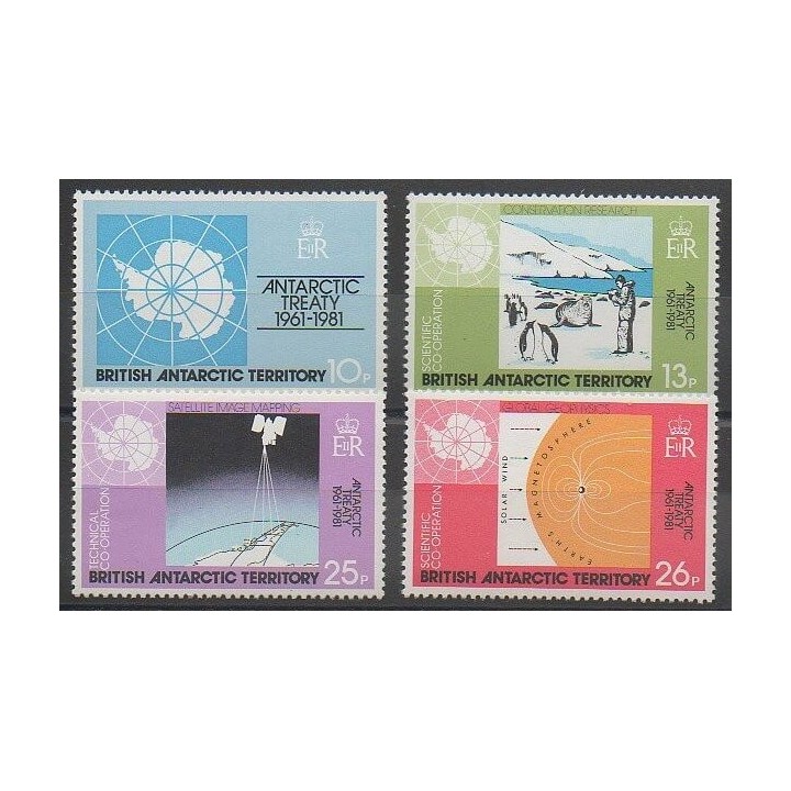 Stamps - British Antarctic Territory - 1981 - Nb 101/104 - Polar regions
