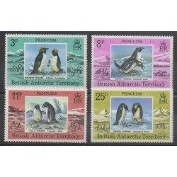 Grande-Bretagne - Territoire antarctique - 1979 - No 78/81 - Régions polaires - Oiseaux