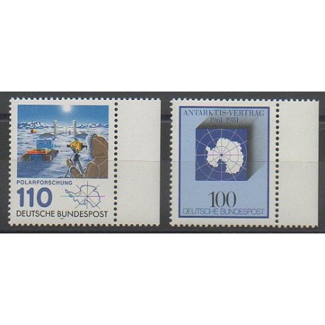 Allemagne occidentale (RFA) - 1981 - No 932 - 946 - Régions polaires