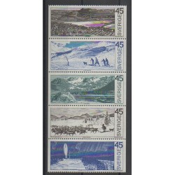 Suède - 1970 - No 657/661 - Régions polaires