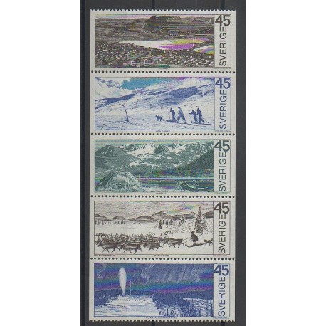 Suède - 1970 - No 657/661 - Régions polaires