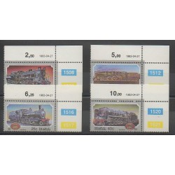 South Africa - 1983 - Nb 535/538 - Trains