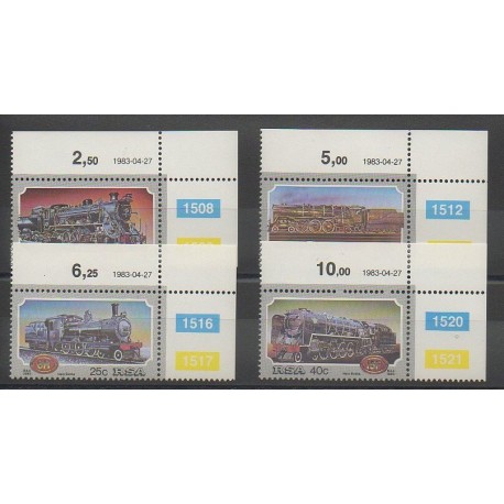 South Africa - 1983 - Nb 535/538 - Trains