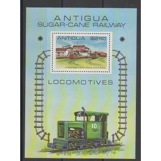Timbres - Antigua - 1981 - No BF53 - Chemins de fer