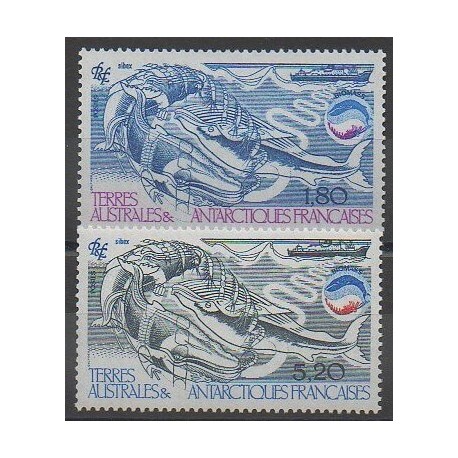 French Southern and Antarctic Territories - Post - 1985 - Nb 113/114 - Mamals - Sea animals