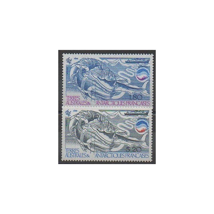 Stamps - French Southern and Antarctic Territories - Post - 1985 - Nb 113/114 - Mamals - Sea animals