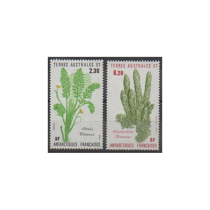 Timbres - TAAF - 1986 - No 118/119 - Flore
