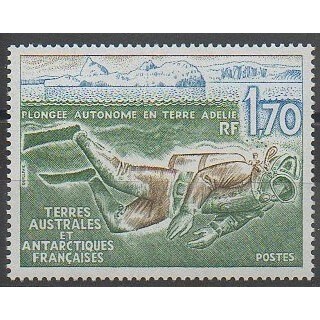 Timbres - TAAF - 1989 - No 146 - Sports divers