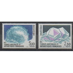 TAAF - 1989 - No 144/145 - Minéraux - Pierres précieuses