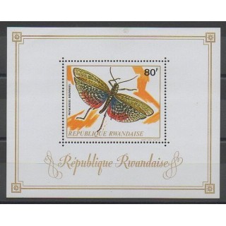 Stamps - Rwanda - 1973 - Nb BF27 - Insects