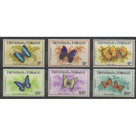 Trinité et Tobago - 1972 - No 297/302 - Insectes