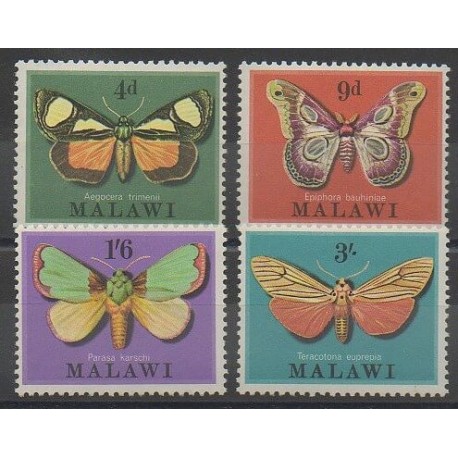 Malawi - 1970 - No 134/137 - Insectes