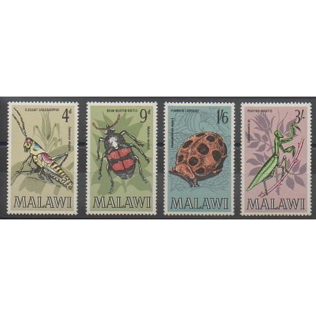 Malawi - 1970 - Nb 123/126 - Insects
