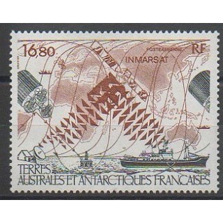 Timbres - TAAF  - Poste aérienne - 1987 - No PA99 - Télécommunications