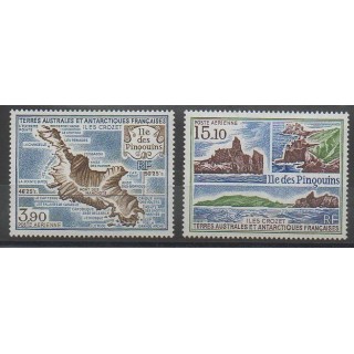 Stamps - French Southern and Antarctic Lands - Airmail - 1988 - Nb PA100/PA101 - Polar regions