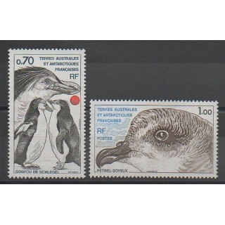 Stamps - French Southern and Antarctic Territories - Post - 1979 - Nb 81/82 - Birds