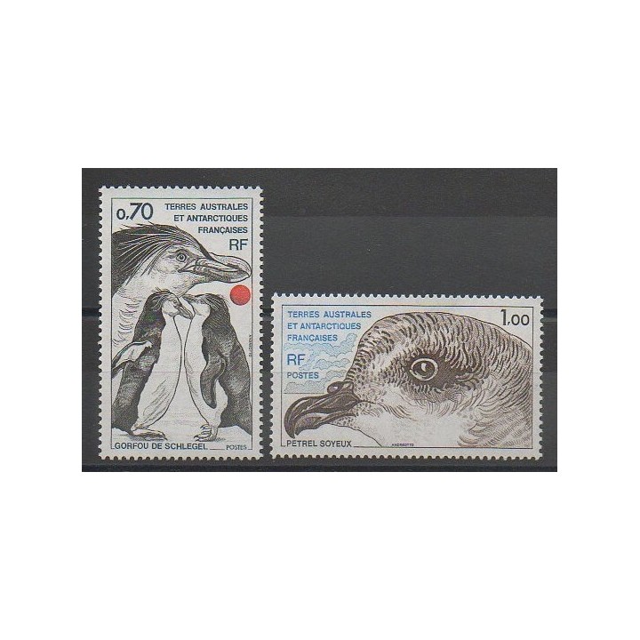 Timbres - TAAF - 1979 - No 81/82 - Oiseaux