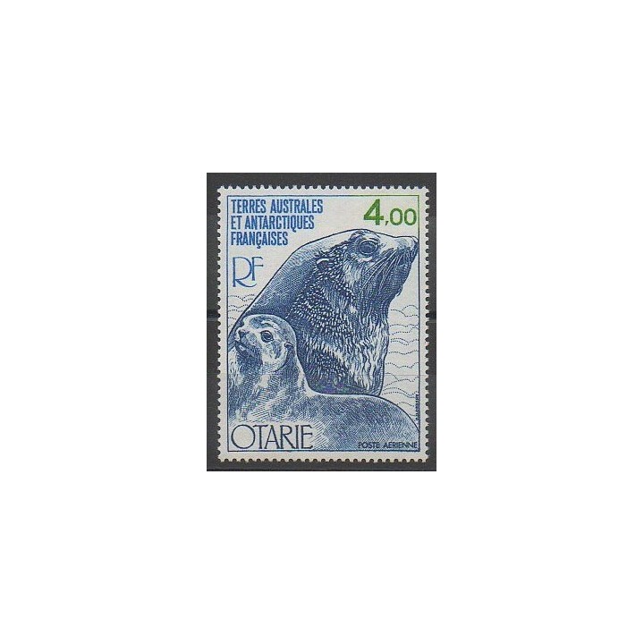 Timbres - TAAF  - Poste aérienne - 1978 - No PA54 - Mammifères - Animaux marins