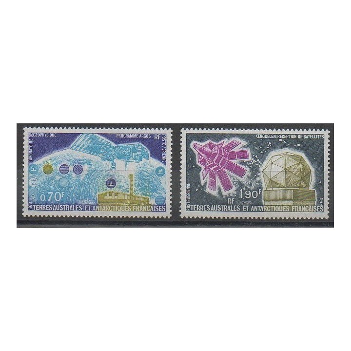 Stamps - French Southern and Antarctic Lands - Airmail - 1978 - Nb PA51/PA52 - Telecommunications