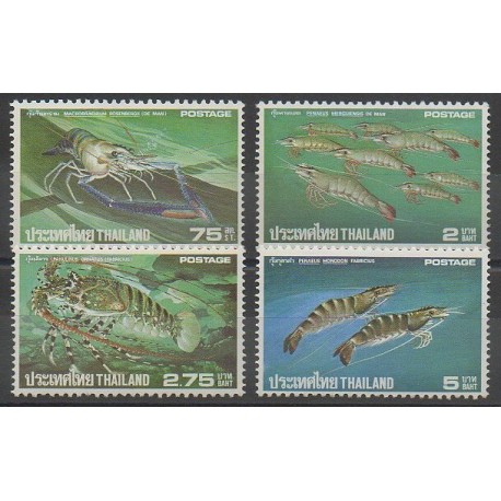 Thailand - 1976 - Nb 774/777 - Sea animals
