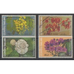 Thailand - 1974 - Nb 702/705 - Flowers