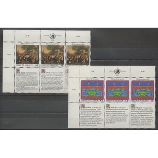 Timbres - Nations Unies (ONU - Vienne) - 1993 - No 166/171 - Droits de l'Homme