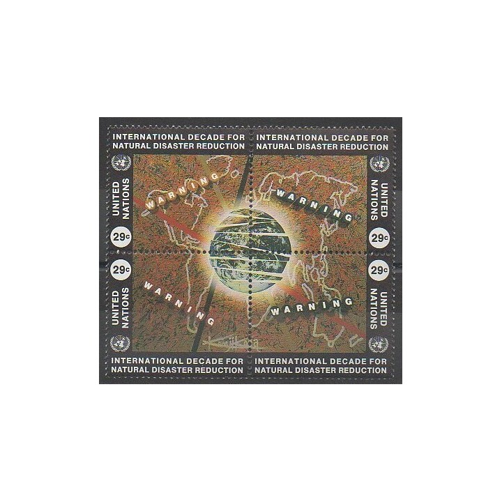 Timbres - Nations Unies (ONU - New-York) - 1994 - No 659/662 - Environnement